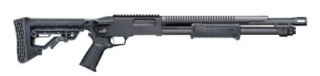 MOSSBERG 590R 12/18.5 6+1 BLK BREACHER