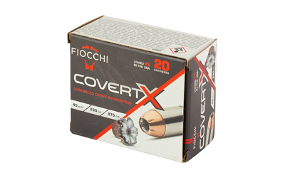FIOCCHI COVERT X 45ACP 230GR 20/200 - Image 3