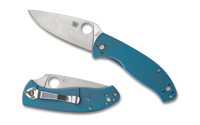 SPYDERCO TENACIOUS TI 3.35" BLUE/SLV