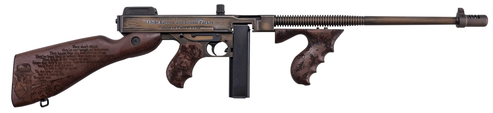 AUTO-ORDNANCE - THOMPSON BONNIE&CLYDE 1927A1 45ACP 50RD