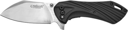 CAMILLUS CHUNK FOLDING CLEAVER - 7.25" OAL STAINLESS/BLACK