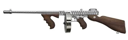 THOMPS 1927A1 DELUXE 45ACP RFL CHRM TIGER STRP