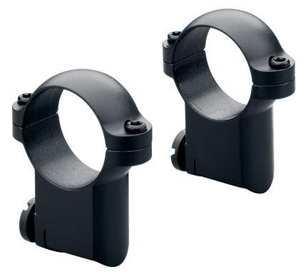 Leupold 2-Piece Solid Steel Ringmounts - Ruger No. 1 & 77/22 30mm High Gloss Black
