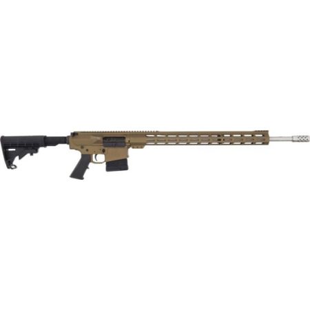 GREAT LAKES GL10 243WIN 24" STS BBL, FDE 20" MLOK