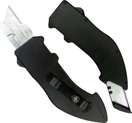 TEMPLAR UTILITY RAZOR OTF - SQUIRE BLACK WITH 5 BLADES