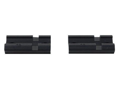 Weaver 2-Piece (Pairs) Top Mount Aluminum Scope Base - Matte - Savage 110 AccuTrigger
