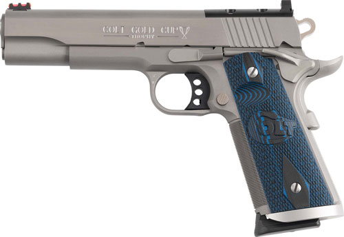 COLT GOLD CUP TROPHY 45ACP 5" - 8RD STAINLESS G10 OPTIC READY - Image 2
