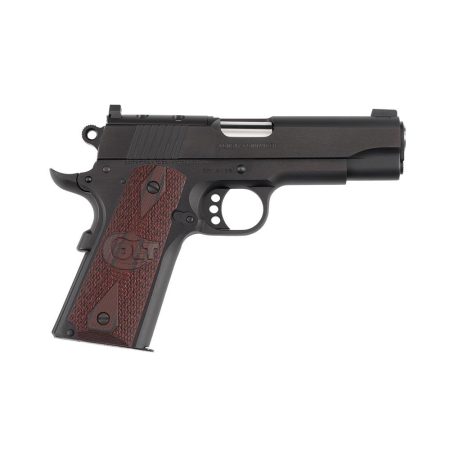 Colt Optic Ready Combat Commander Handgun .38 Super 9rd Magazine 4.25" Black with G10 Black Cherry Grips