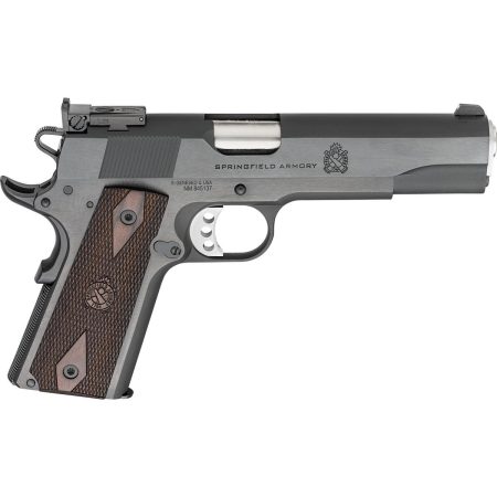 Springfield 1911 Garrison Target Handgun 9mm Luger 9rd Magazine 5'' Barrel  Adjustable Rear Sight