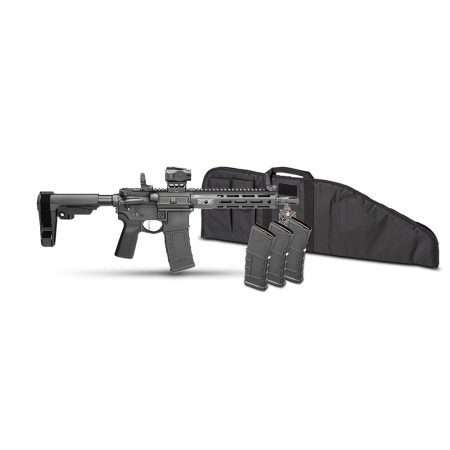Springfield Saint Victor Gear Pac Pistol .300 BLK 30rd Magazines(4) 9.5'' Barrel SBA3 4 Brace Viridian Venta Red Dot Bag